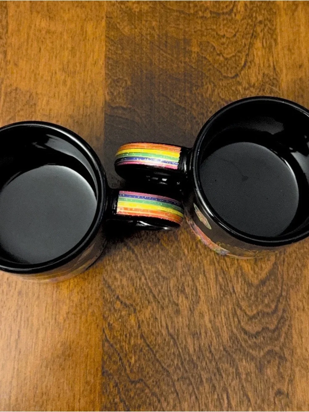 Set of 2 Las Vegas Espresso Shot Cups | Colorful Skyline Souvenir Mugs